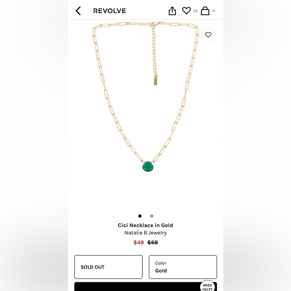 REVOLVE | Cici Necklace in Gold